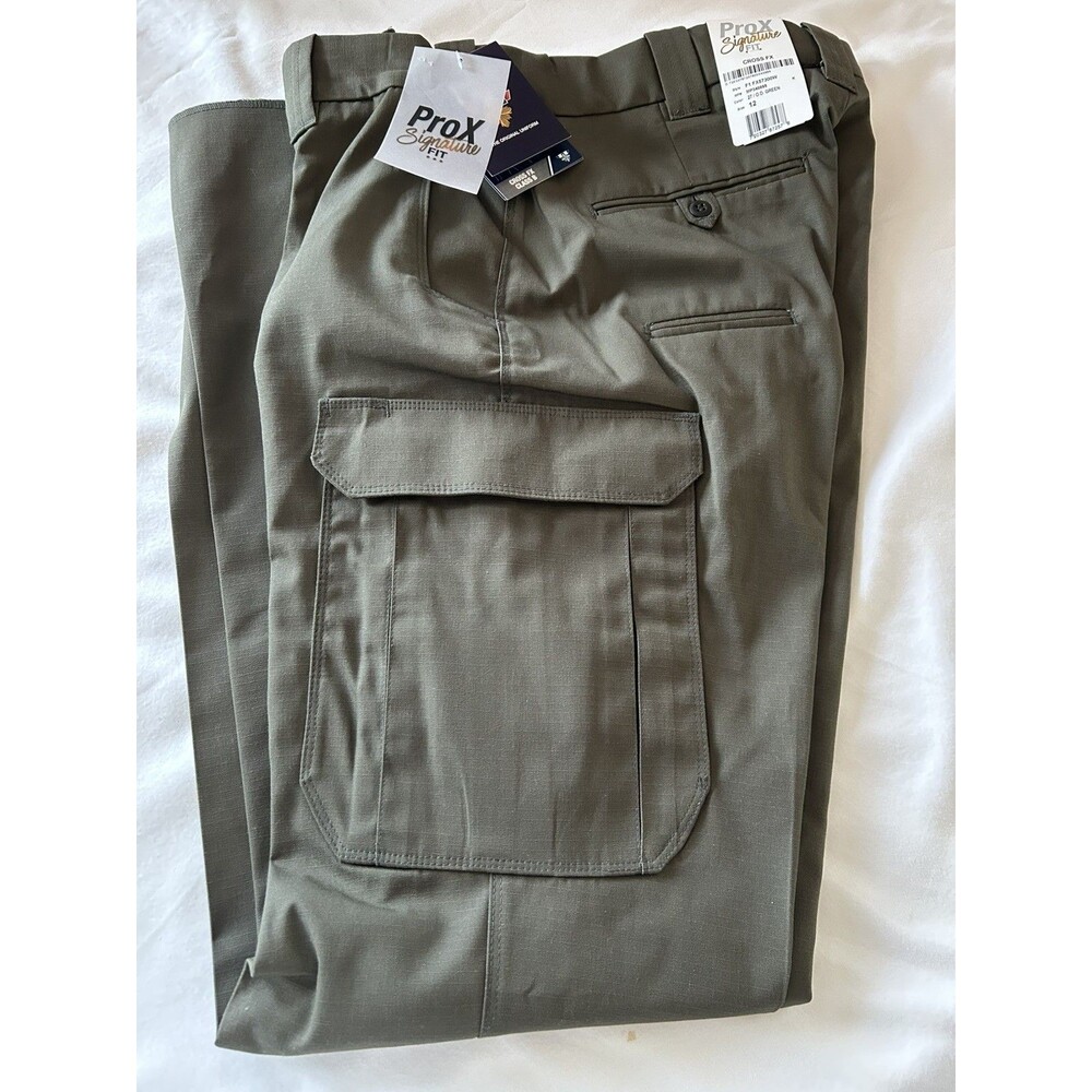 NWT Women's Size 12 ProX Signature Fit Green Tactical Uniform Pants 12 Unhemmed